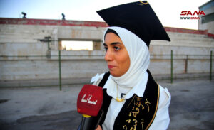 تكريم المتفوقين بشهادتي التعليم الأساسي والثانوية في مدينة النبك بريف دمشق – S A N A