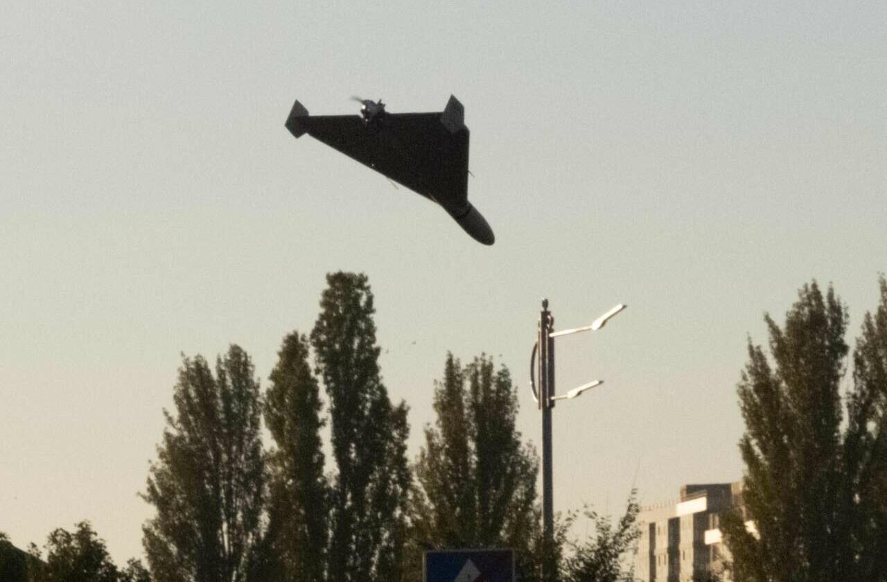 Drone d'attaque Shahed 136 en Ukraine