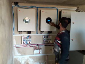 تركيب منظومتين كهروضوئيتين جديدتين لمشروعين بالسويداء – S A N A