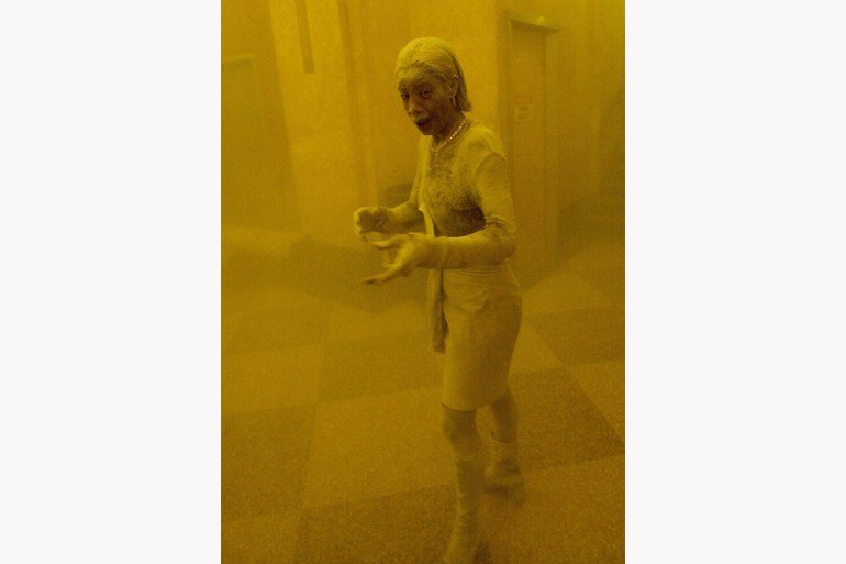 سيدة الغبار 11 سبتمبر غزة