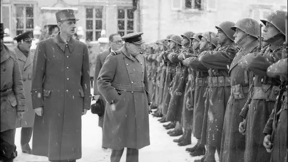 Churchill et De gaulle, france Libre