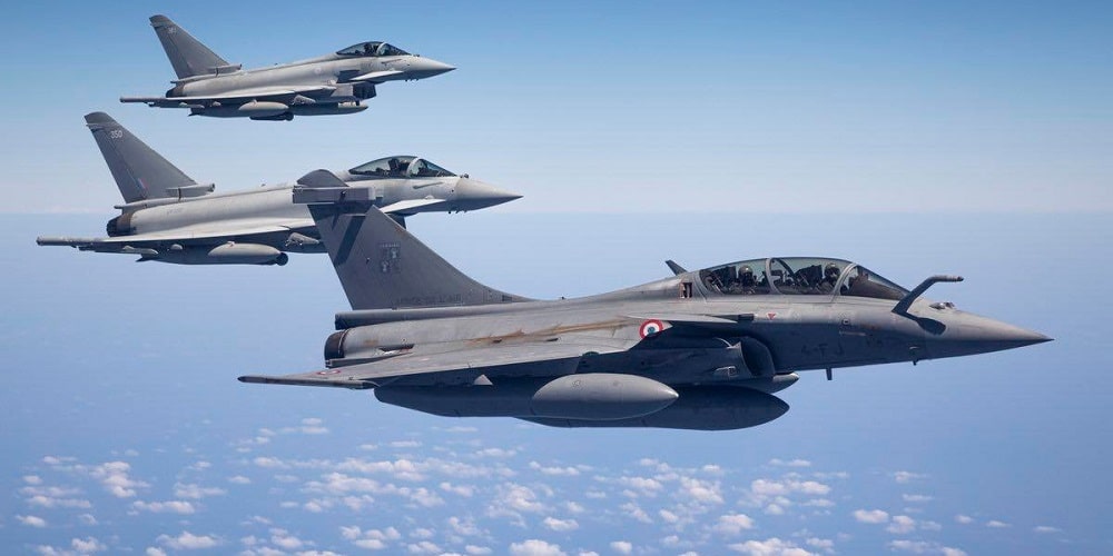 Rafale armée de l'air Typhoon Royal Air Force