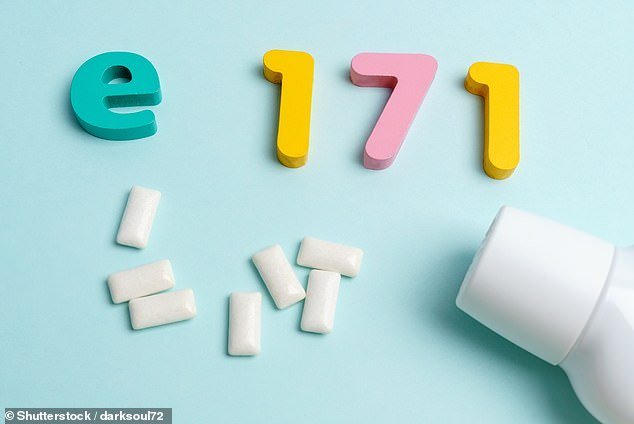 Titanium dioxide, also referred to as E171, has been banned from food in Europe, though it is still widely used in the US as a whitening agent for candies, pastries, and gum