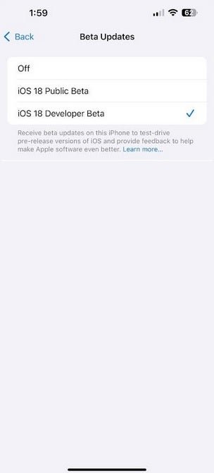 إذا كنت ترغب في تثبيت iOS 18.4 Beta 1 عند إصداره ، فتأكد من الاشتراك في برنامج IOS 18 Beta. | Image Credit -Phonearena - Apple على وشك مفاجأة مستخدمي iPhone مع iOS 18.3.1