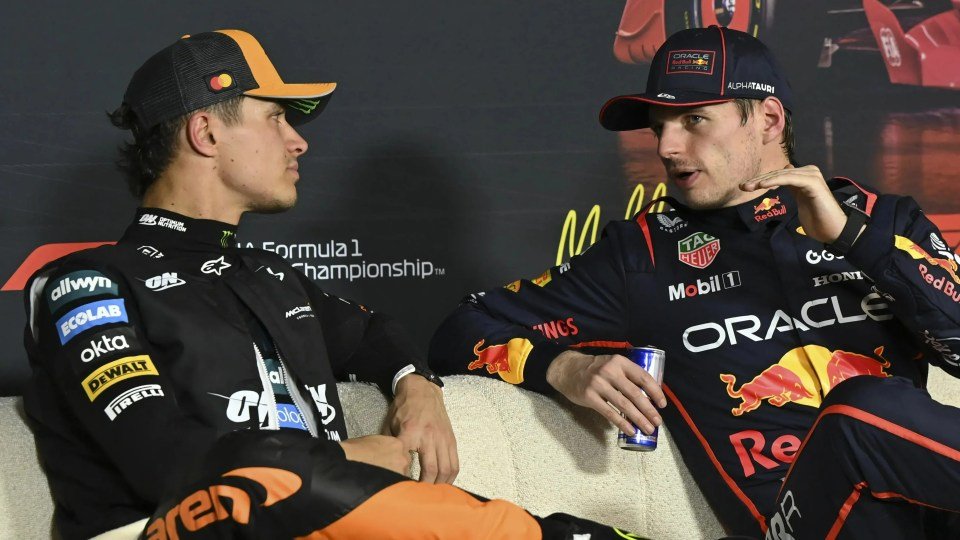 نتائج F1 الأسترالية Grand Prix Live: Lewis Hamilton يجعل فيراري لاول مرة مع تأخير السباق بعد التعطل - الأحدث 5 لاندو نوريس وماكس فيرستابن في مؤتمر صحفي فورمولا 1.