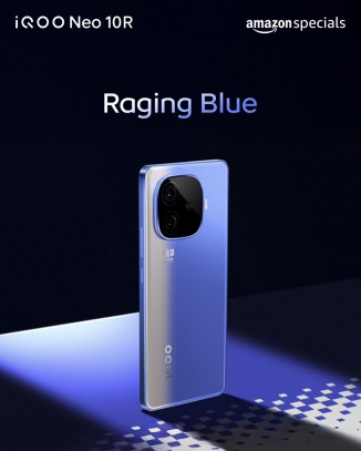 يصل IQOO NEO 10R إلى الهند بعرض 6.78 "144 هرتز ، وبطارية SD 8S 3 و 6،400mAh بطارية 22 iqoo neo 10r in: Raging Blue