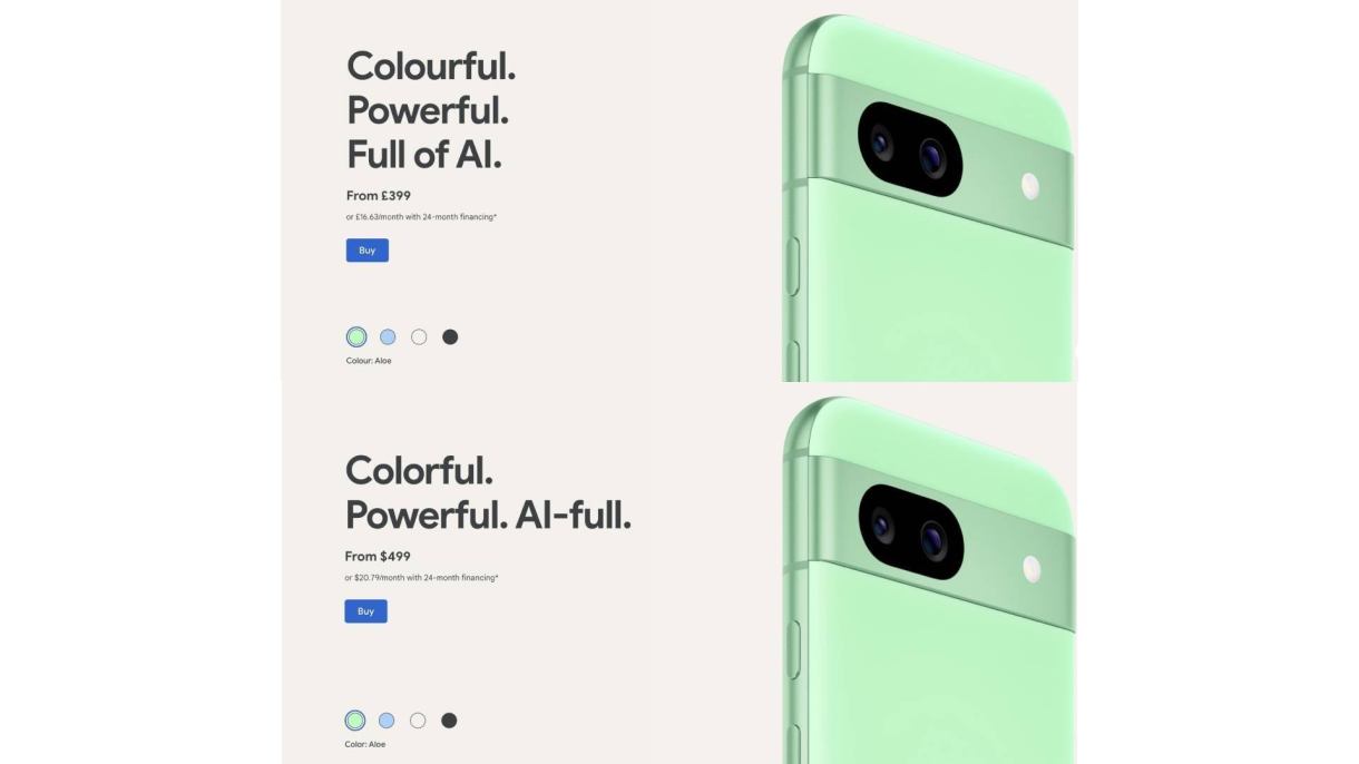 Pixel 8a السعر Pixel 7a توقف 