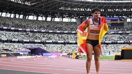 الإسبانية بيريز تحرز ذهبية المشي لمسافة 20 كيلومترا الإسبانية بيريز تحرز ذهبية المشي لمسافة 20 كيلومترا