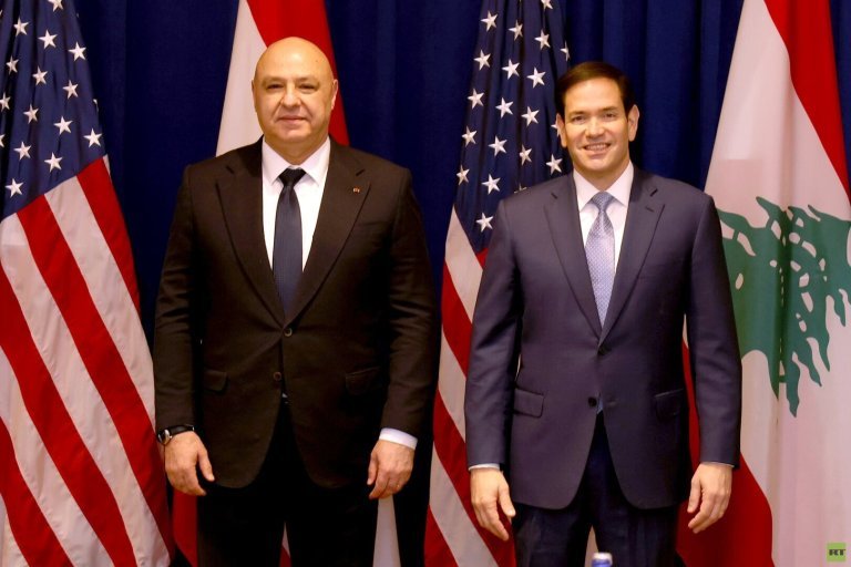 عون يطلب من روبيو الضغط على إسرائيل ودعم الجيش اللبناني