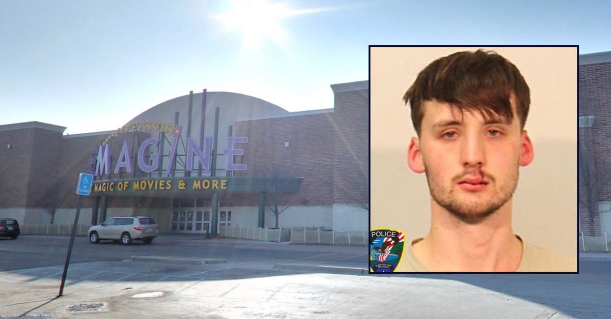 أقحم: دومينيك مايكل ماكبرايد (قسم شرطة بلدة سومنبتر). الخلفية: مسرح إمياجين في كانتون ، ميشيغان حيث يزعم أن ماكبرايد تبع صديقته السابقة خلال عطلة نهاية الأسبوع (خرائط Google).