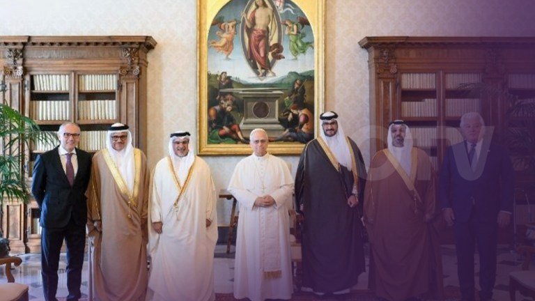 البابا يستقبل رئيس وزراء البحرين وولي العهد